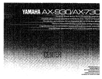 Yamaha AX-930-Owners-Manual